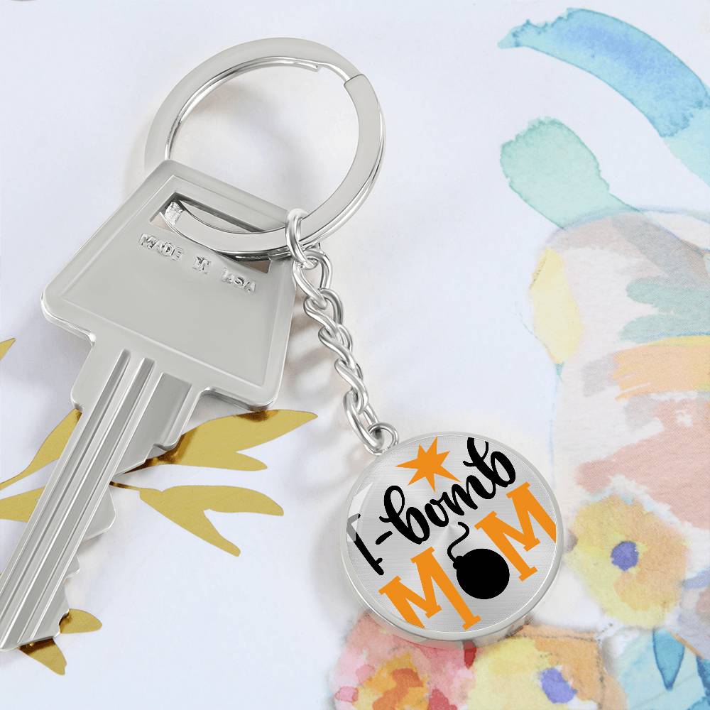 F-Bomb Mom - Keychain