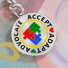 Load image into Gallery viewer, Advocate Accept Adapt - Keychain
