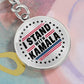 I Stand With Kamala - Graphic Circle Keychain