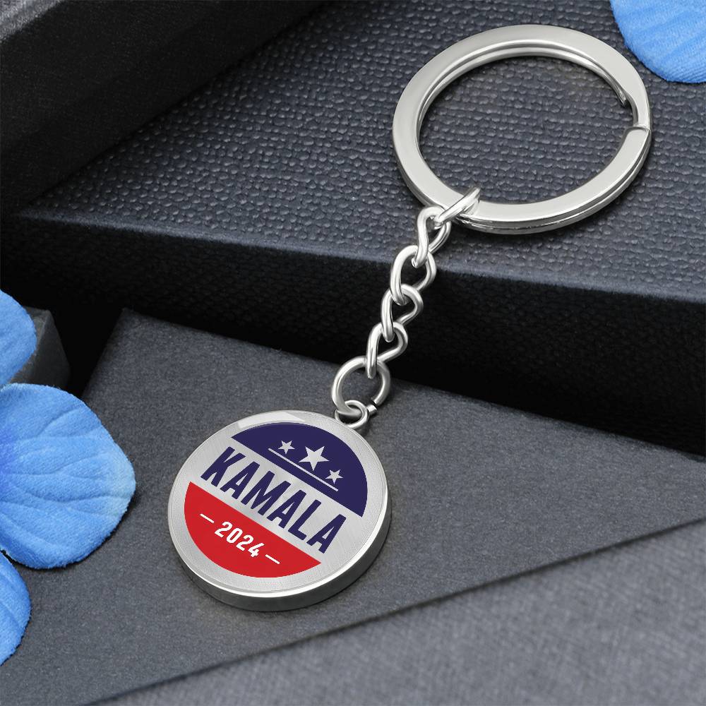 Kamala 2024 - Graphic Circle Keychain