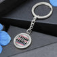 I Stand With Kamala - Graphic Circle Keychain