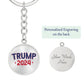 Trump 2024 - Graphic Circle Keychain