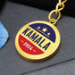 Kamala 2024 - Graphic Circle Keychain