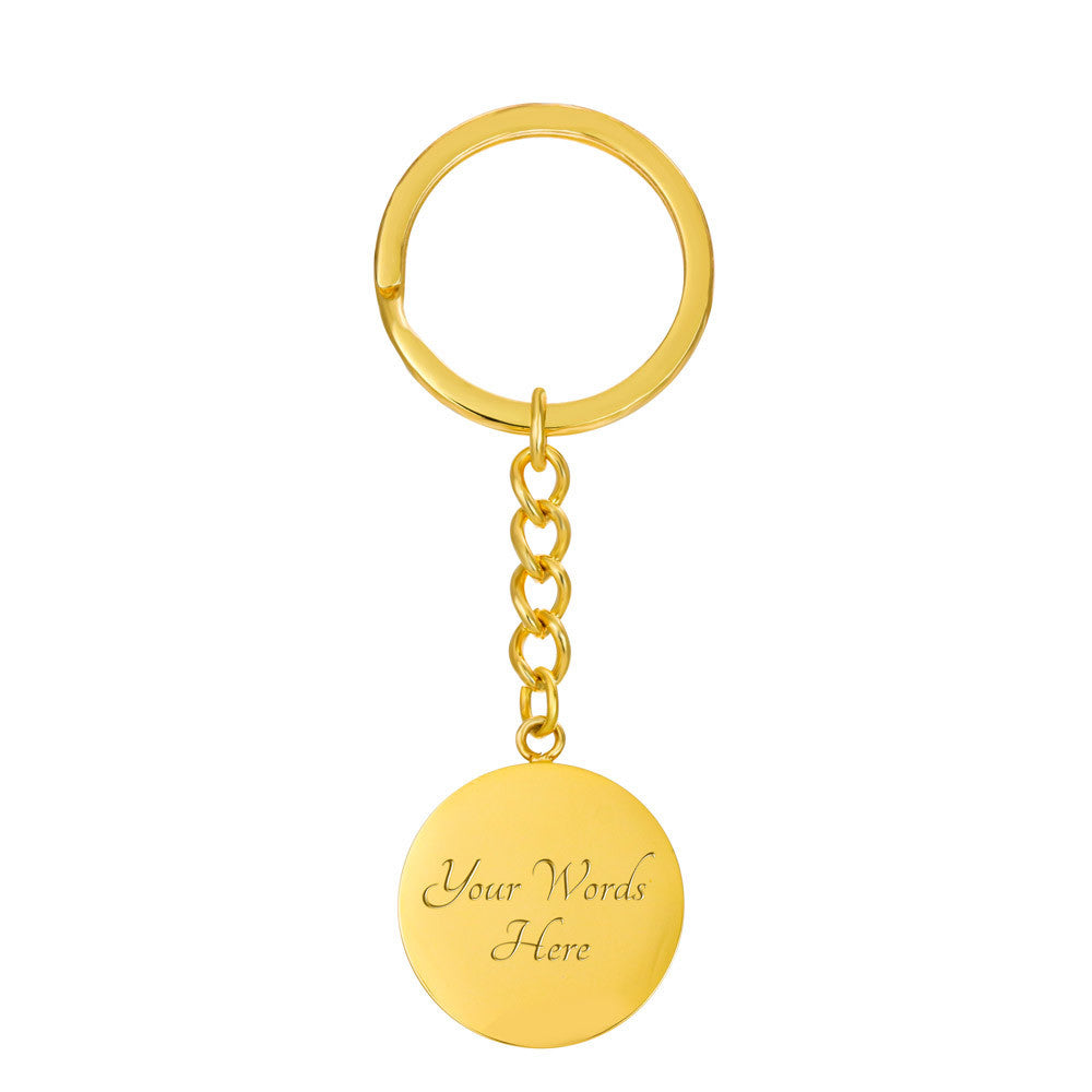 Trump 2024 - Graphic Circle Keychain