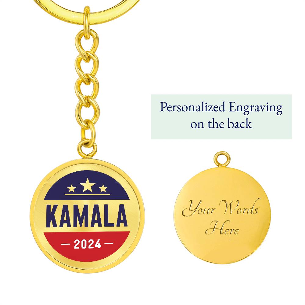 Kamala 2024 - Graphic Circle Keychain