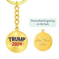 Trump 2024 - Graphic Circle Keychain