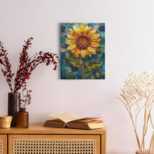 Load image into Gallery viewer, Stained Glass Inspired Sunflowers (6) - Canvas Wraps
