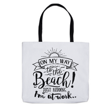 Load image into Gallery viewer, On My Way To The Beach - Tote Bags

