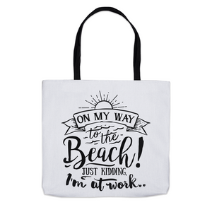 On My Way To The Beach - Tote Bags