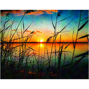 Sunset On The Lake - Professional Prints