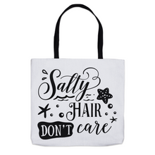Load image into Gallery viewer, Salty Hair Don&#39;t Care - Tote Bags
