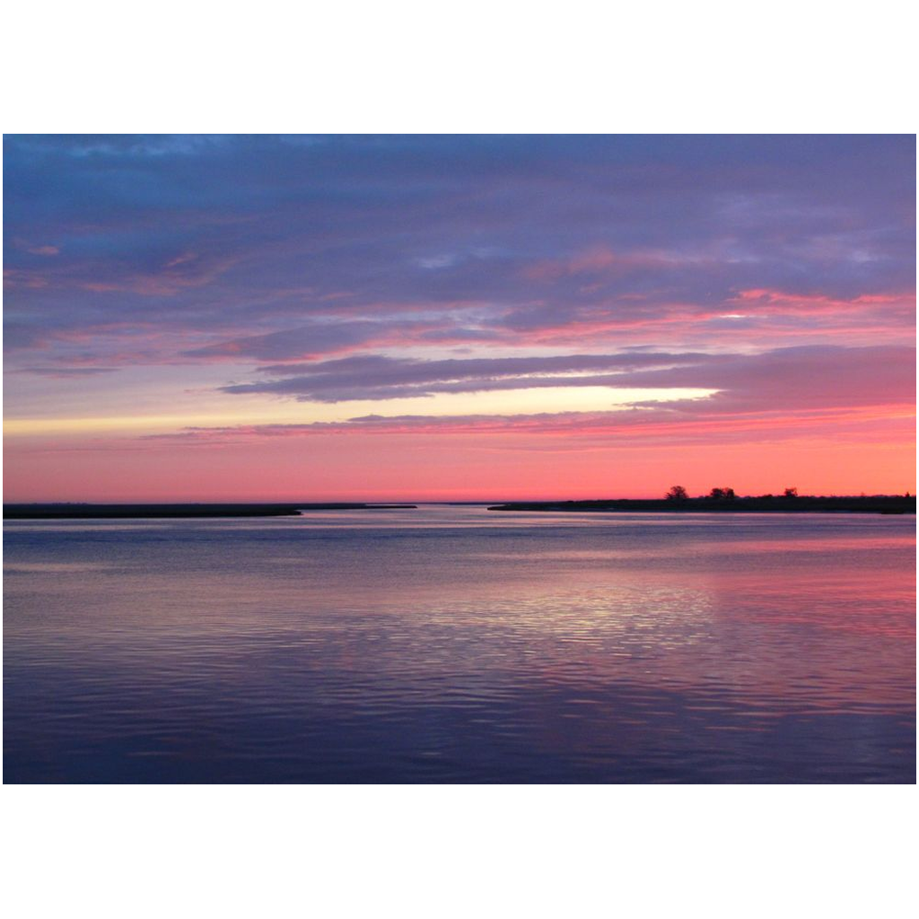 Pink & Purple Sunset On The Bay - Professional Prints