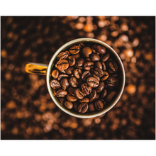 Load image into Gallery viewer, Coffee Mug And Beans - Professional Prints
