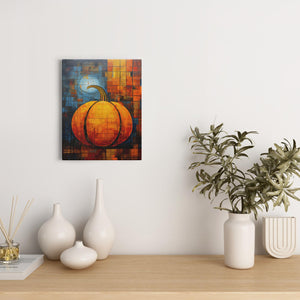 Pumpkin Abstraction (2) - Canvas Wraps