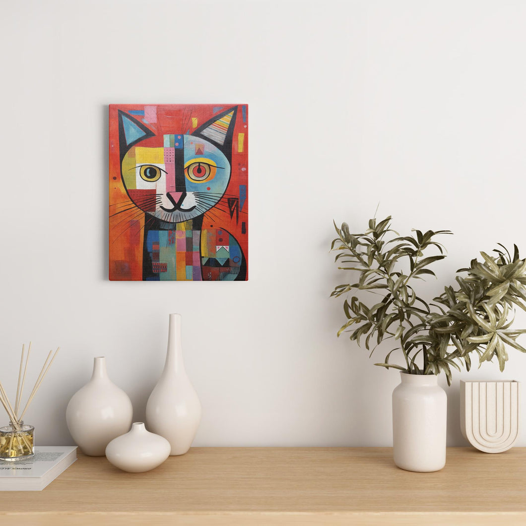 Picasso Style Cats Ver 5 - Canvas Wraps