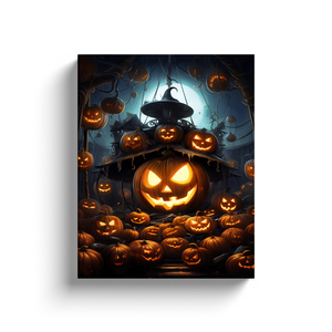 Haunted Pumpkin Carnival - Canvas Wraps