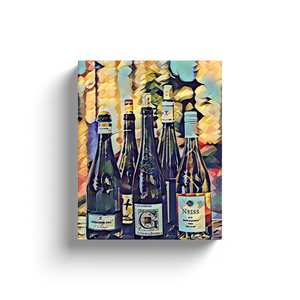Wine Bottles - Canvas Wraps
