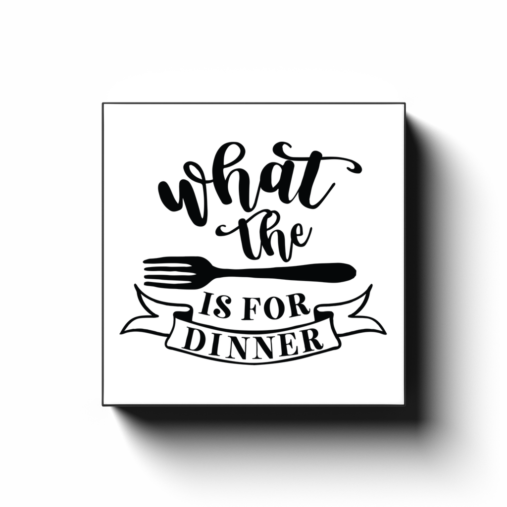 What The Fork - Canvas Wraps