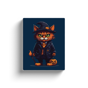 Halloween Cat Design (1) - Canvas Wraps