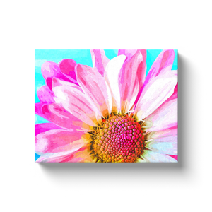 Pink Flower Artwork - Canvas Wraps