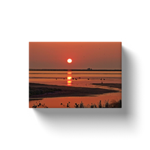 Load image into Gallery viewer, Orange Sunrise Over The Marsh - Canvas Wraps
