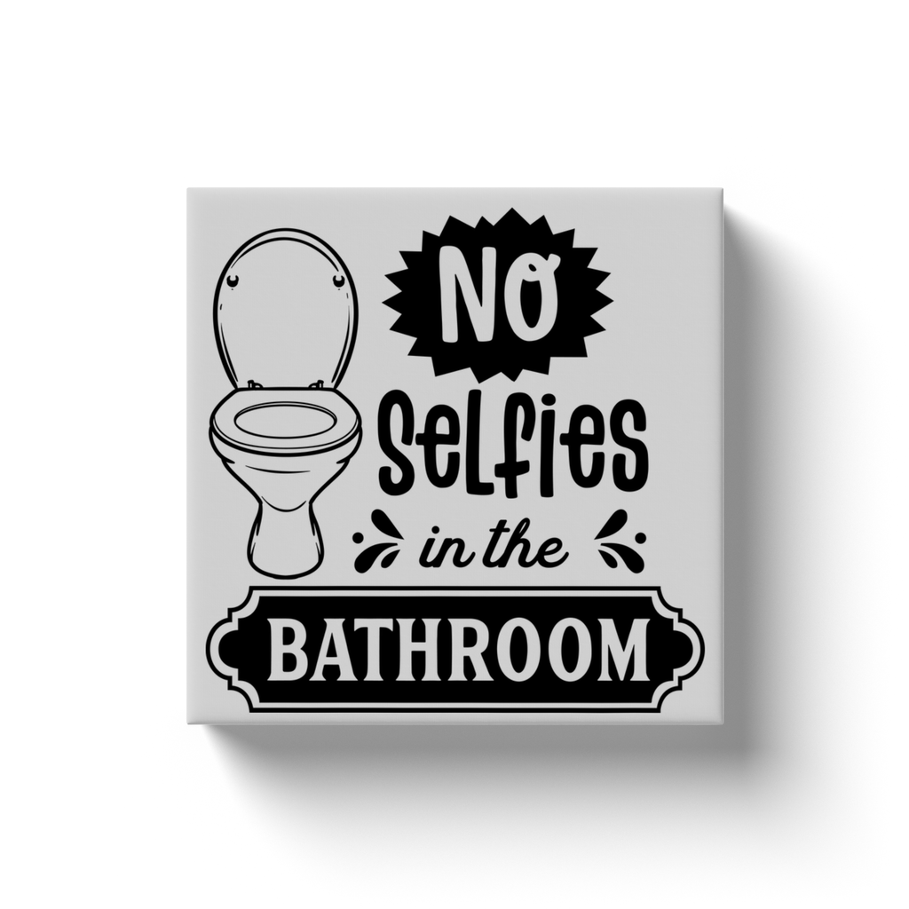 No Selfies - Canvas Wraps