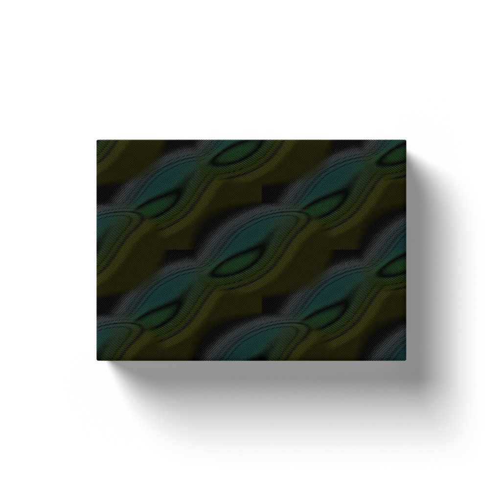 Green Weave - Canvas Wraps