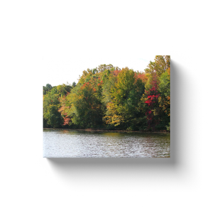 Autumn By The :Lake - Canvas Wraps
