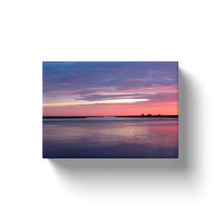 Load image into Gallery viewer, Pink &amp; Purple Sunset On The Bay - Canvas Wraps
