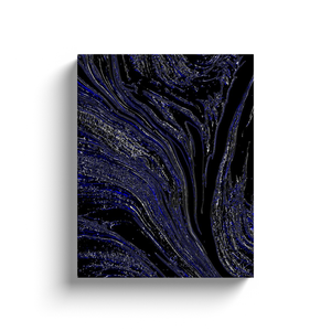 Blue Flow - Canvas Wraps