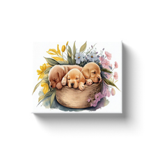 Load image into Gallery viewer, Spring Watercolor Dogs (5) - Canvas Wraps
