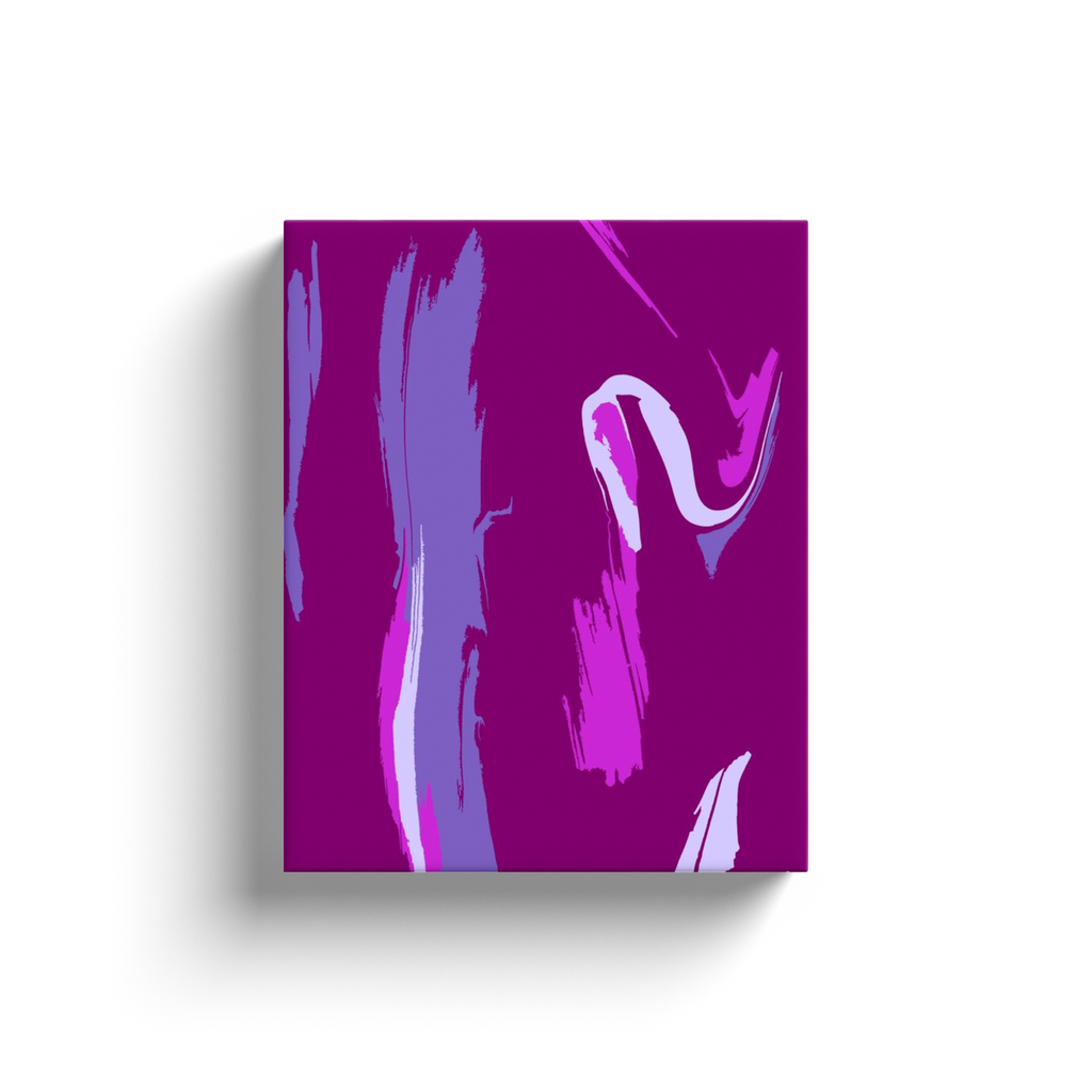 Purple Swirl - Canvas Wraps