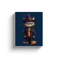 Load image into Gallery viewer, Halloween Cat Design (18) - Canvas Wraps
