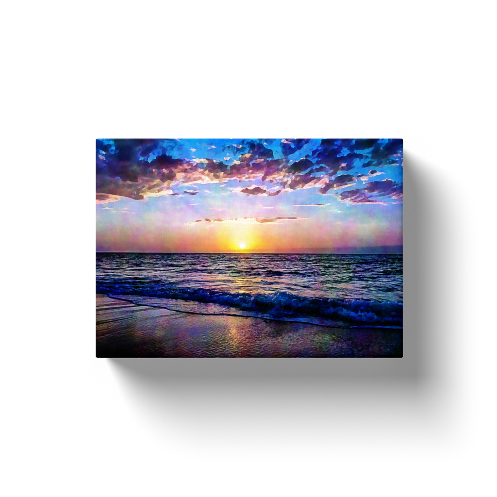 Blue Skies Ocean Waves - Canvas Wraps