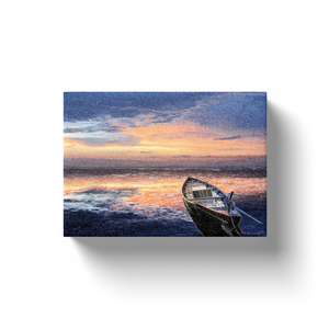 Boat On The Ocean - Canvas Wraps