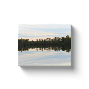 Blue Lake Sunset - Canvas Wraps