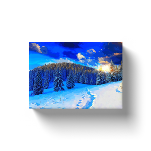 Mountain Snow - Canvas Wraps
