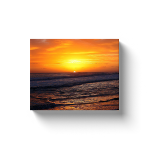 Golden Hour Ocean Sunrise - Canvas Wraps