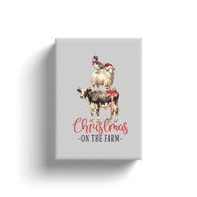 Load image into Gallery viewer, Christmas On The Farm - Canvas Wraps
