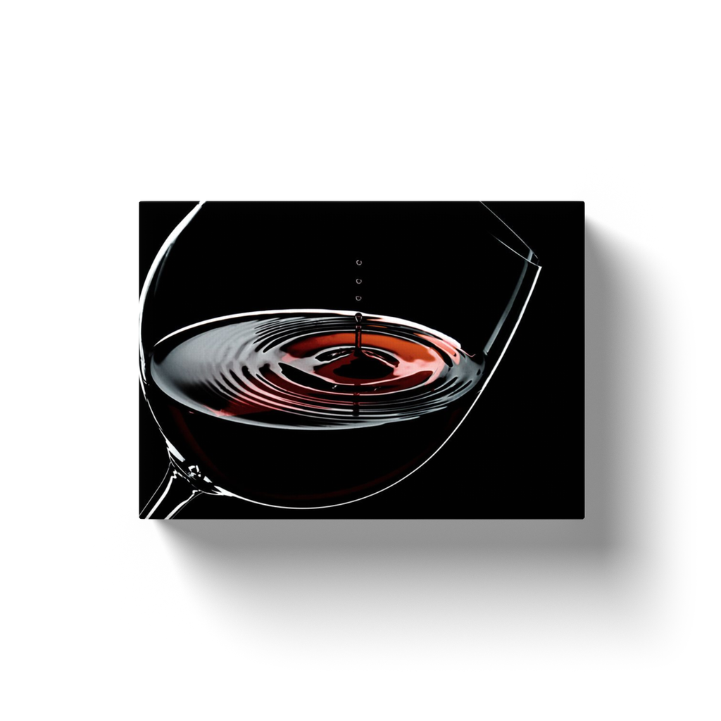 Red Wine Glass - Canvas Wraps