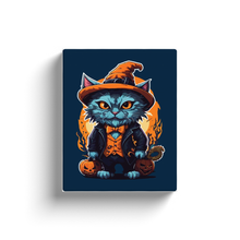 Load image into Gallery viewer, Halloween Cat Design (15) - Canvas Wraps
