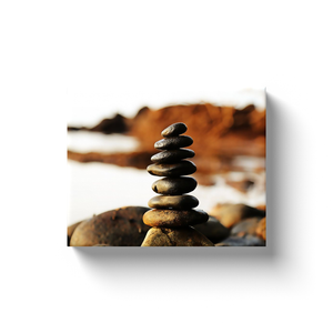 Zen Rocks Bay - Canvas Wraps