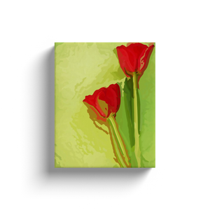 Pair Of Roses - Canvas Wraps