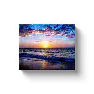 Blue Skies Ocean Waves - Canvas Wraps