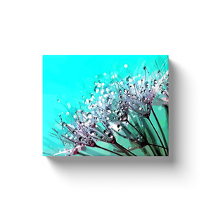 Waterdrop Flowers - Canvas Wraps
