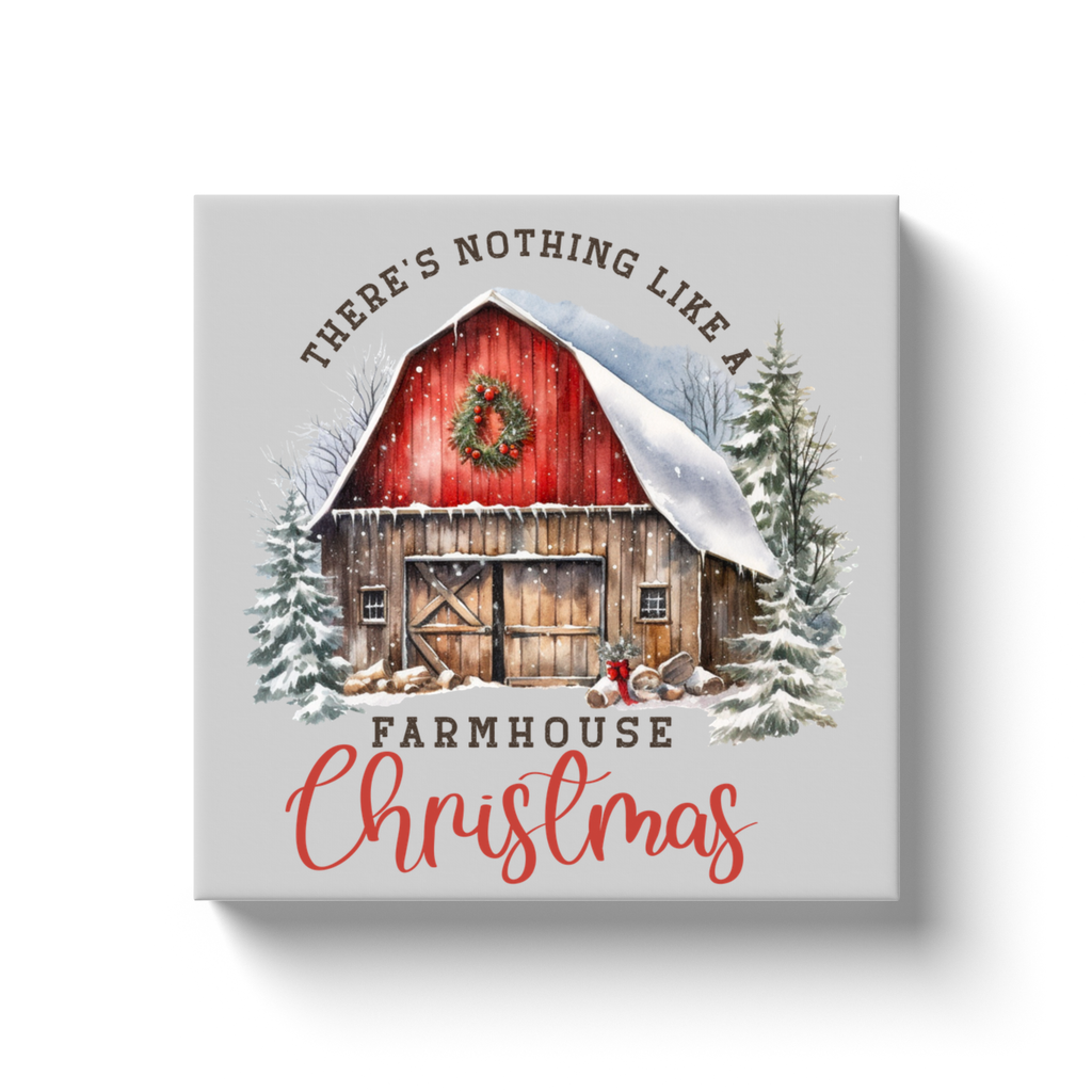 Farmhouse Christmas - Canvas Wraps