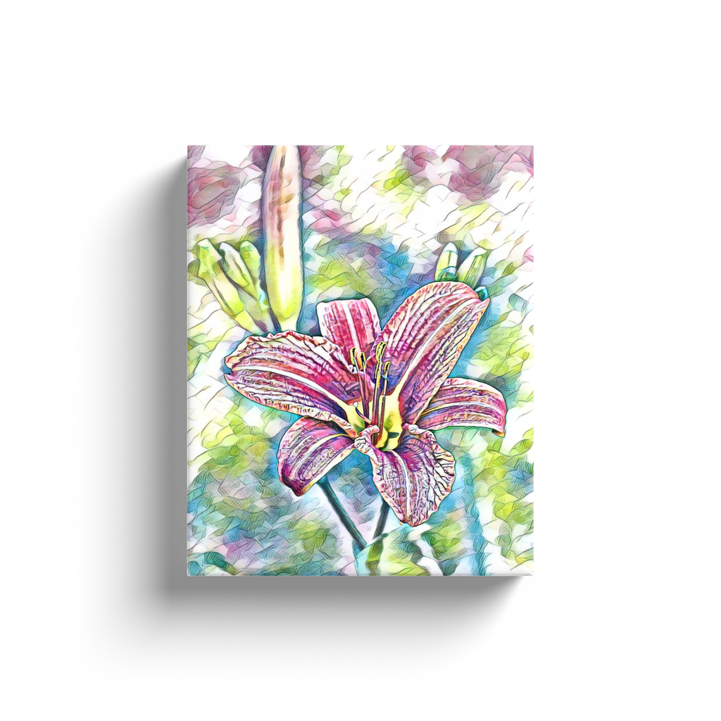 Watercolor Flower - Canvas Wraps