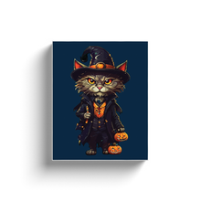 Load image into Gallery viewer, Halloween Cat Design (14) - Canvas Wraps
