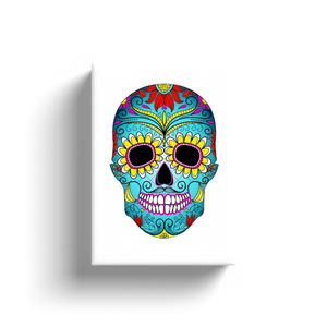 Blue Mask (Day Of The Dead) - Canvas Wraps