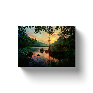 Mountain Lake Cove - Canvas Wraps